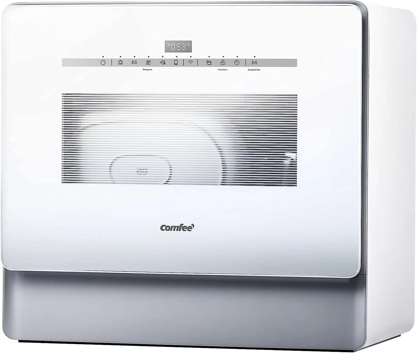 COMFEE' Portable Mini Dishwasher Countertop with 5L Built-in Water Tank