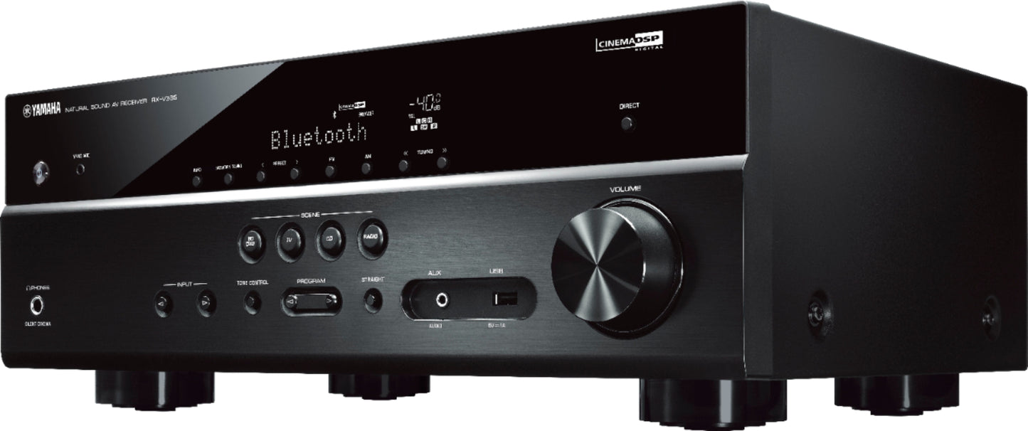 2025 Yamaha – 5.1-Channel 4K Home Theater Speaker System with Powered Subwoofer and Bluetooth Streaming – Black