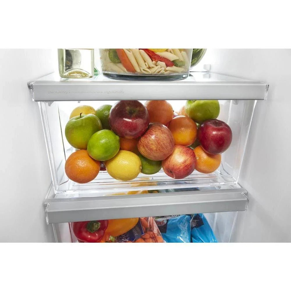 36-inch wide side-by-side refrigerator C 24 cubic feet stainless steel