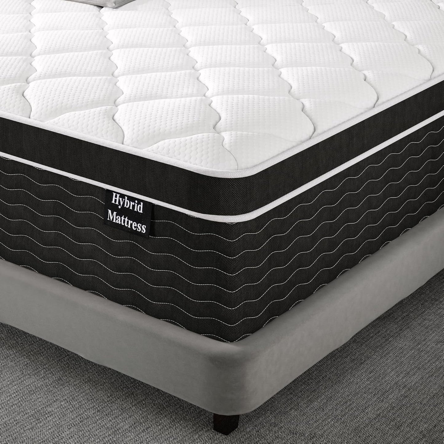 Full Size Mattress 10 Inch Full Size Mattress in a Box Medium Plush Hybrid Mattress