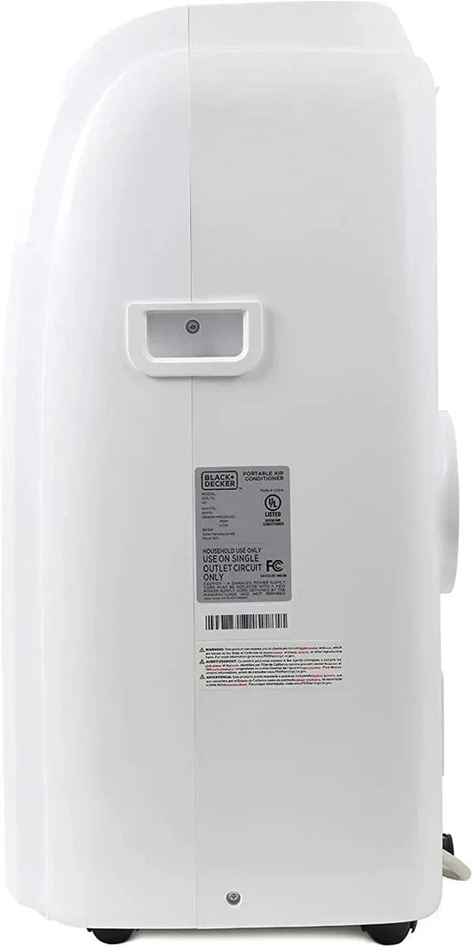 14,000 BTU Portable Air Conditioner with Heat and Remote Control, White