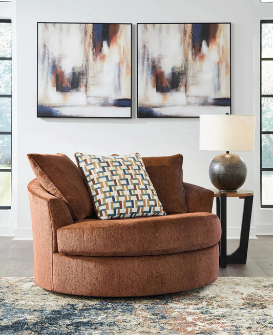 Oversized Swivel Accent Chair