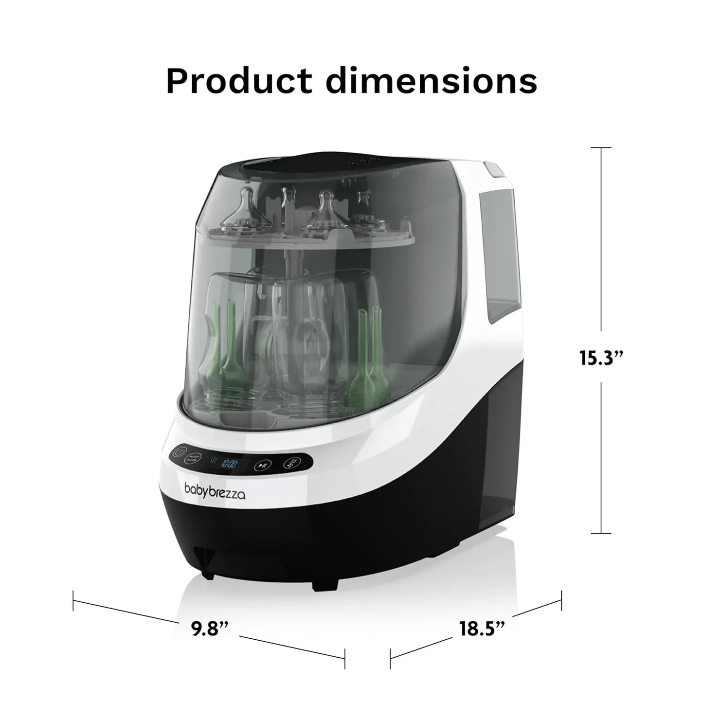Bottle Washer Pro Baby Bottle Washer Sterilizer Dryer All in One Machine Cleans Bottles