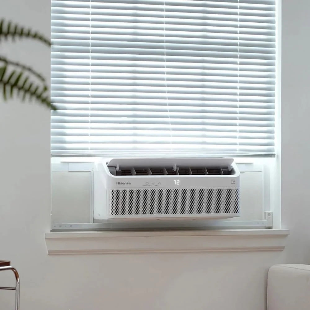 Hisense 8,000 BTU Smart Inverter Window Air Conditioner Easy Install Bracket
