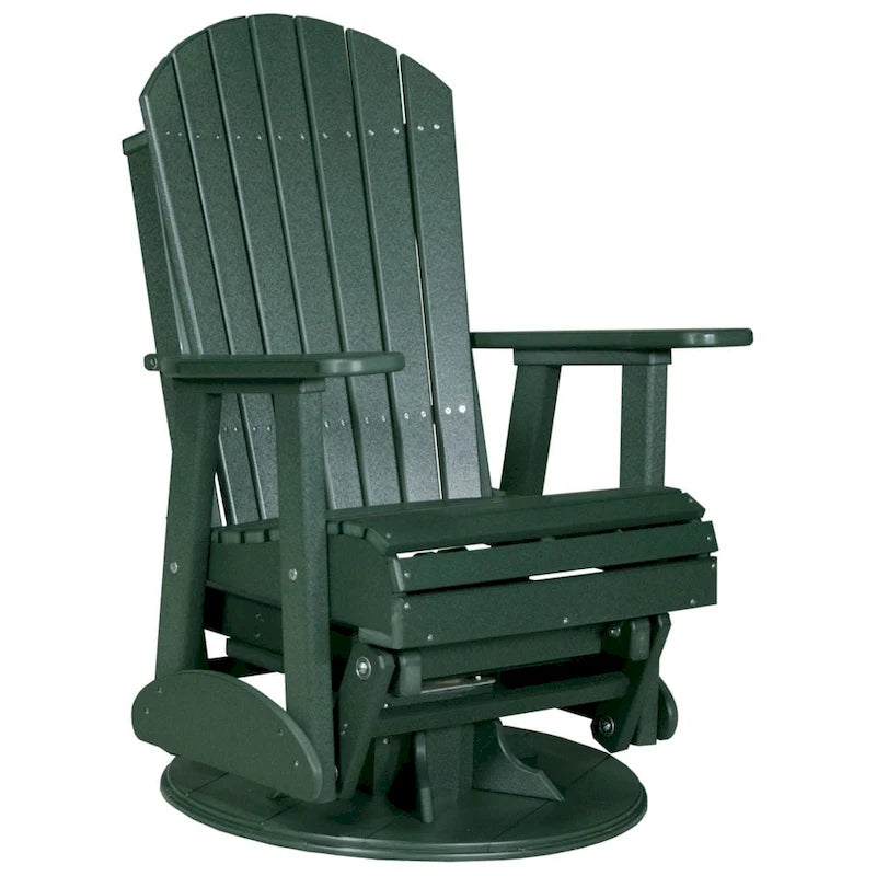 Poly Lumber Adirondack Swivel Glider Chair