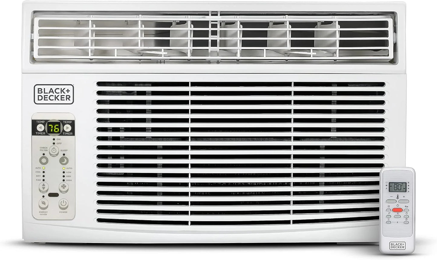 BLACK+DECKER Window Air Conditioner 12000 BTU, AC Window Unit Cools