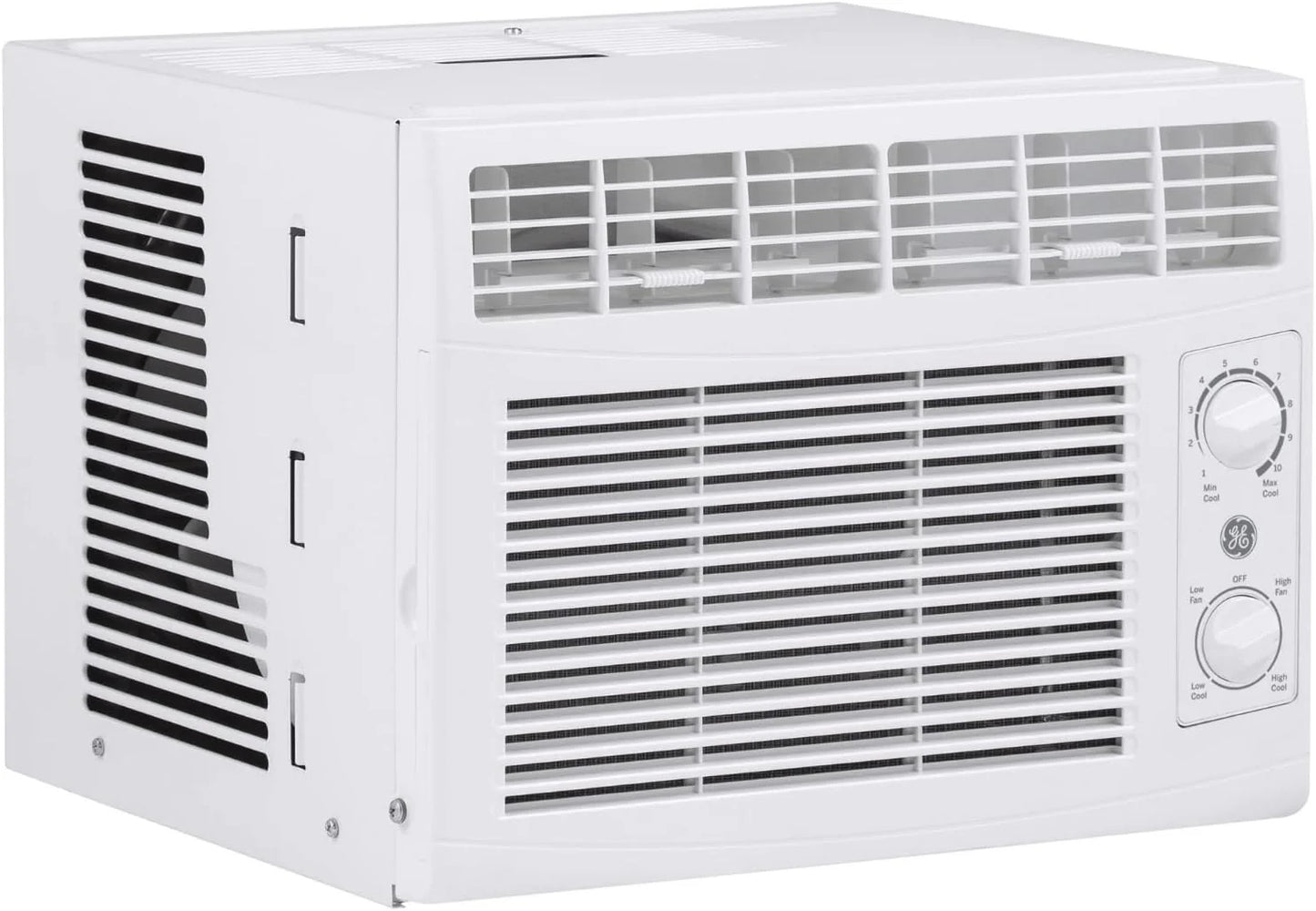 GE Window Air Conditioner Unit, 5,000 BTU for Small Rooms up to 150 sq ft.