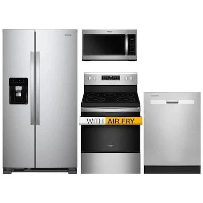 36-inch wide side-by-side refrigerator C 24 cubic feet stainless steel