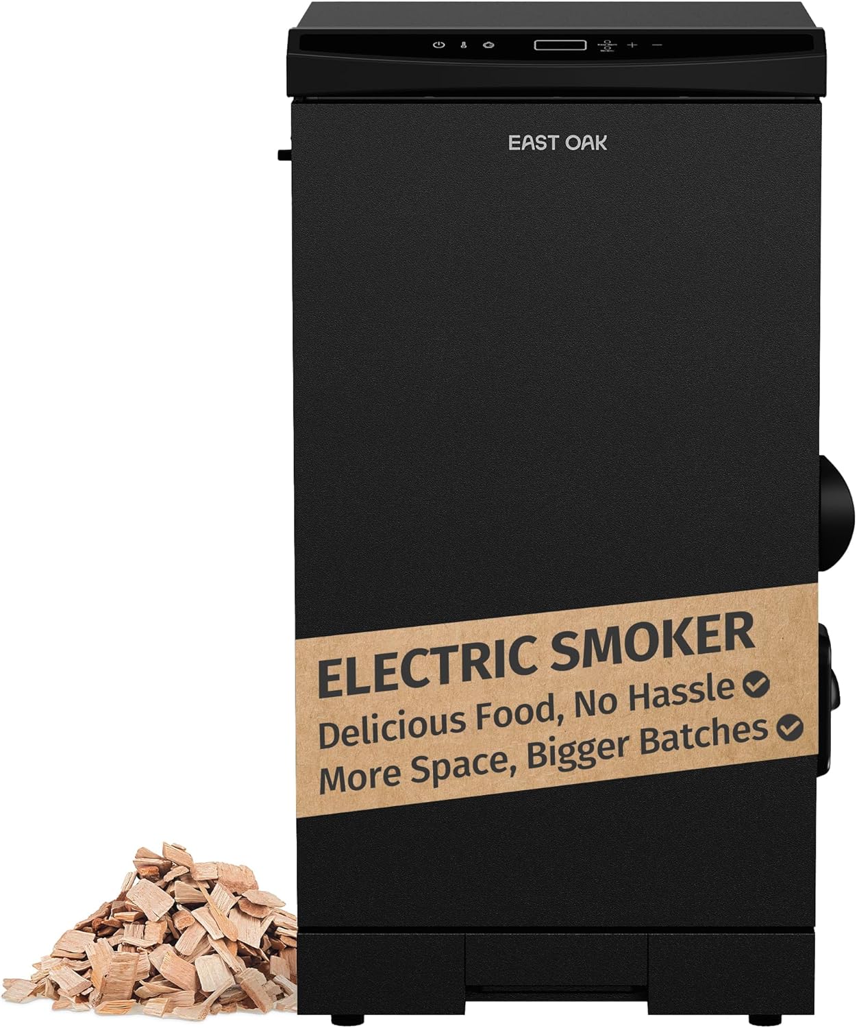EAST OAK 30" Outdoor Electric Smoker Built-in meat probe smokes up to 6 times longer
