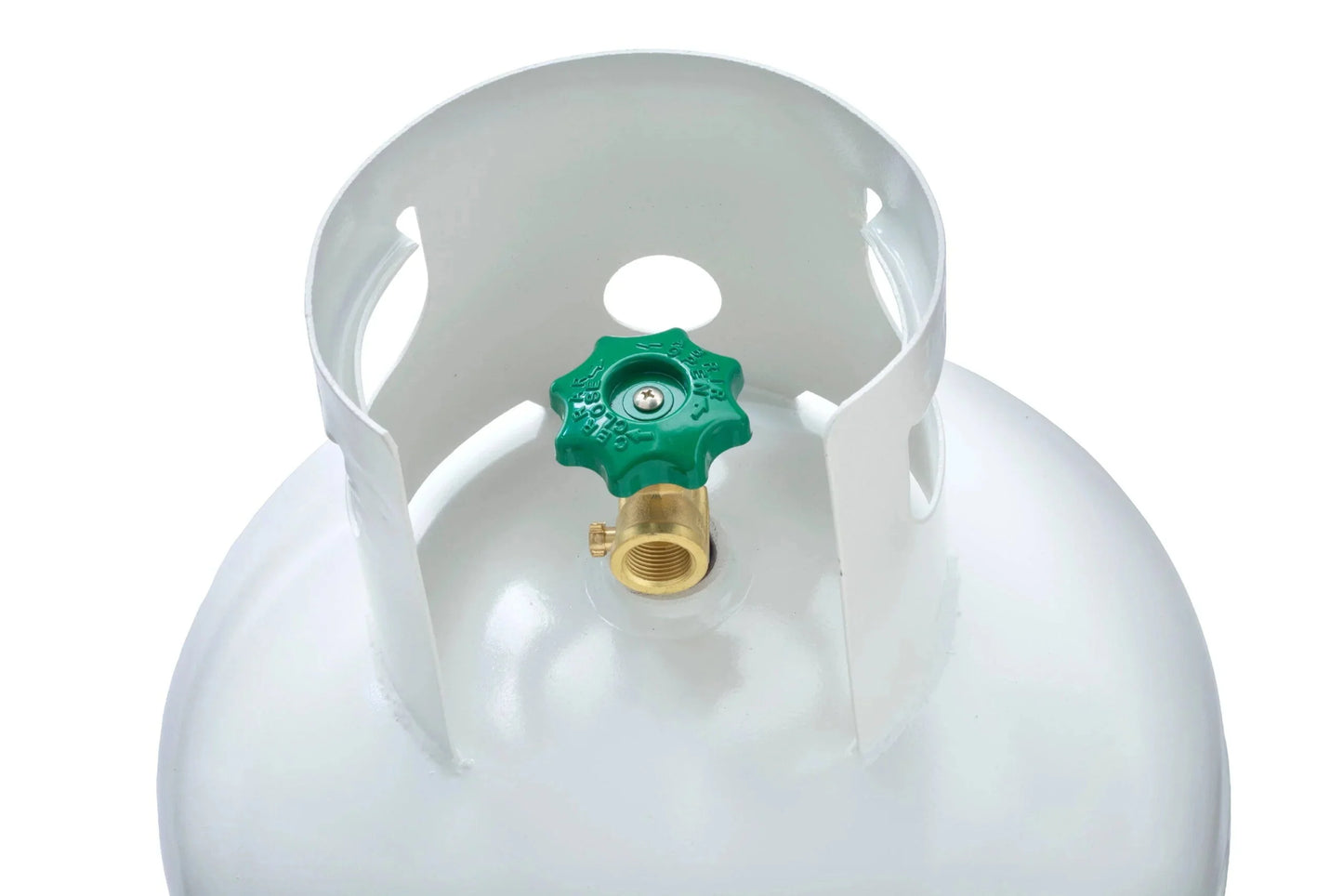 100 lb Steel Propane Cylinder POL Valve (Ships Empty)