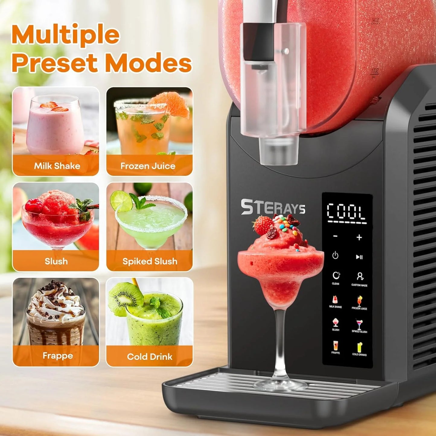 Ninja SLUSHi with RapidChill Technology, 88 oz. Frozen Drink & Slushie Machine, 5 Preset Programs, Margaritas, Frappés, and More