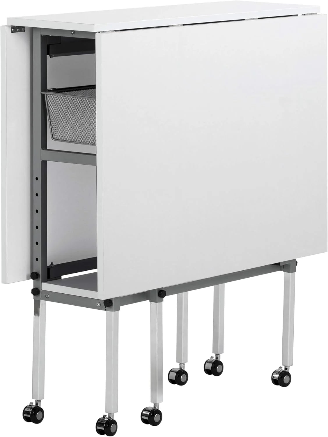 Sew Ready Hobby Cutting Table, 58.75"x36.5", White/Silver