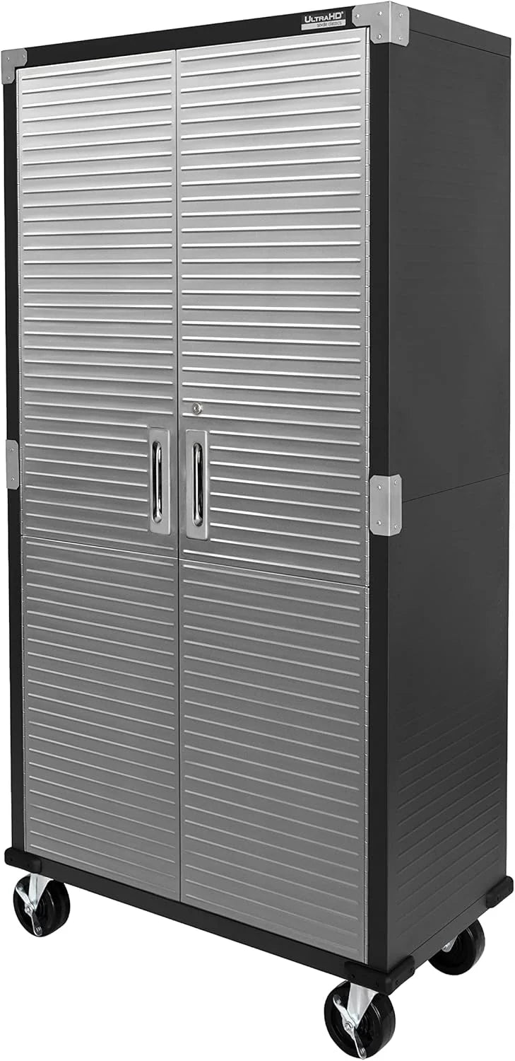 Seville Classics UltraHD Steel Storage Cabinet, 36"W x 18"D x 72"H