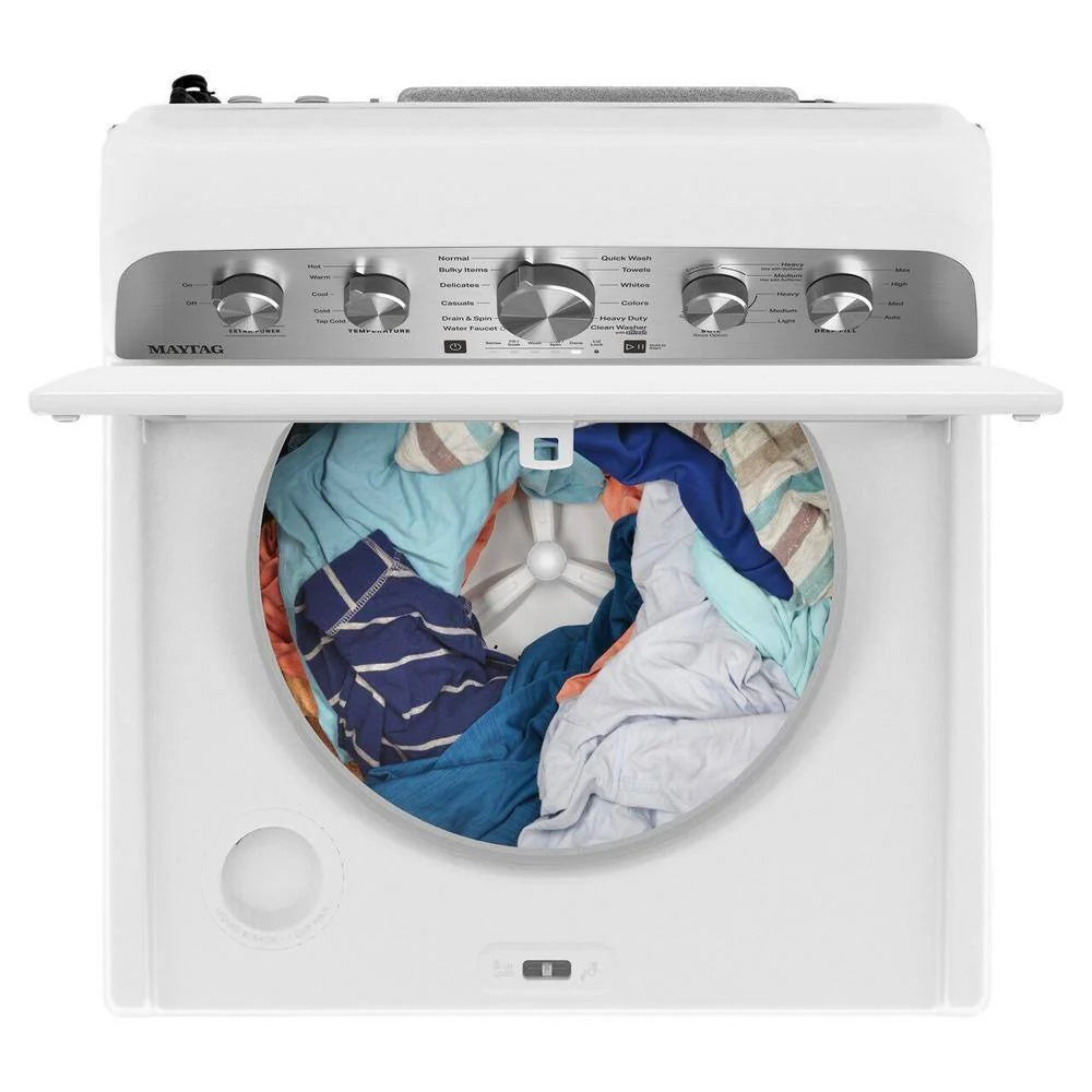 Maytag Top-Loading Washing Machine with 4.8 Cubic Foot Capacity and Extra Power Boost, White C MVW5430MW
