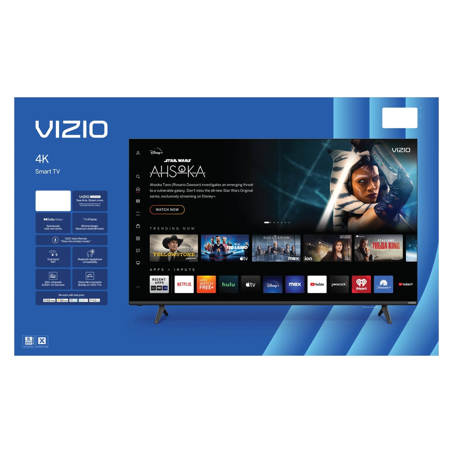 VIZIO 50" Class 4K UHD LED HDR Smart TV (V4K50M-08)