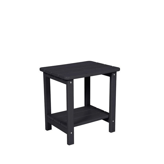 3-Piece Patio Set  2 Oversized Chaise Lounges (5-Position, Wheels, Cup Holder) + Side Table, All-Weather Wood Texture.