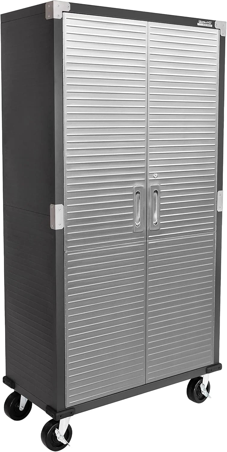 Seville Classics UltraHD Steel Storage Cabinet, 36"W x 18"D x 72"H